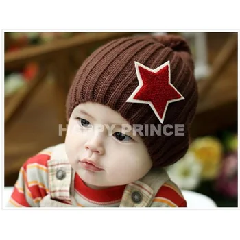 шерстяной шапка для мальчика звезда детские чулки шапки для младенцев шапочка для девочек зимние шапки детское ведро чепчик крючком